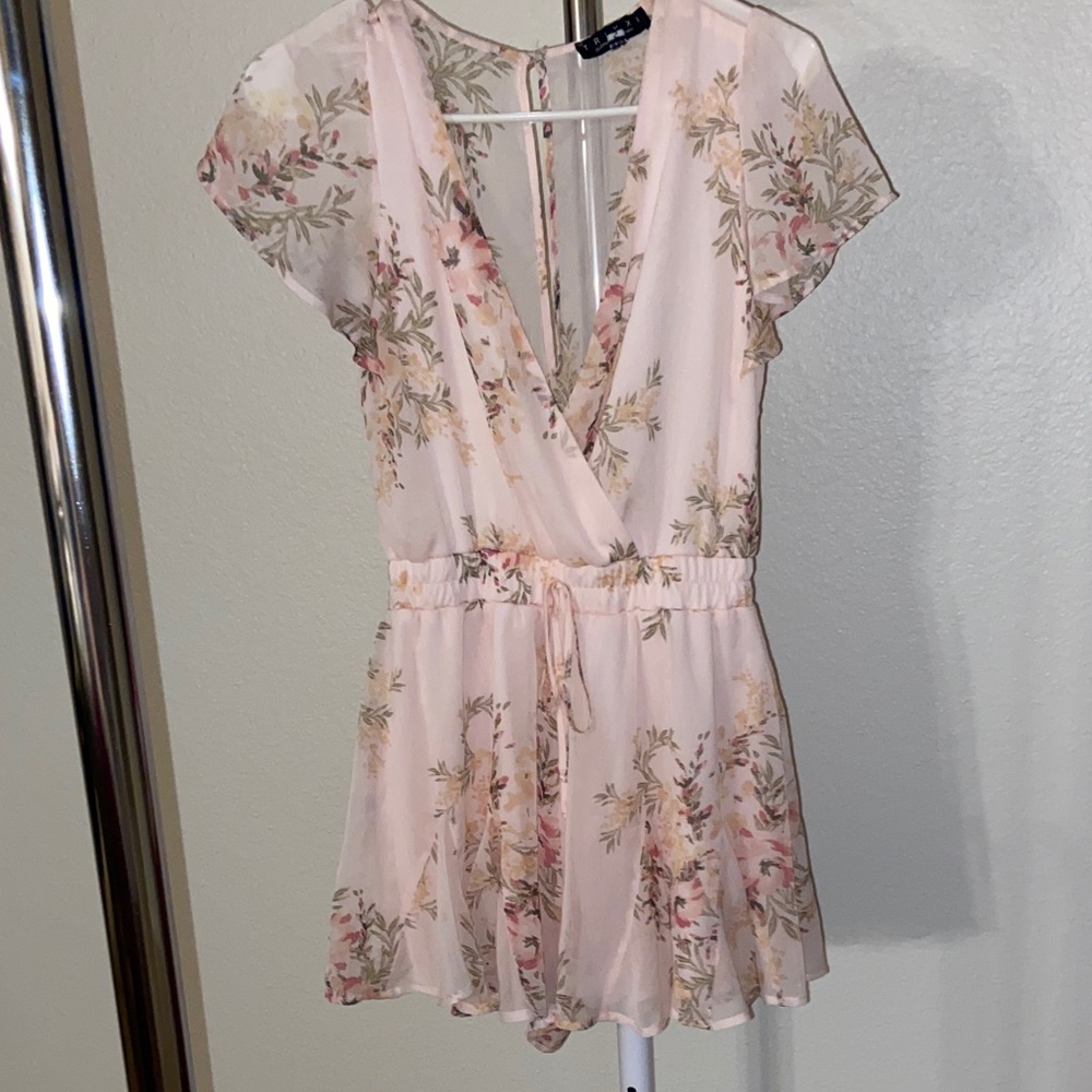 Trixxi Floral Pink Dress